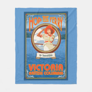Couverture Polaire Ferry d'équitation de femme - Victoria, AVANT