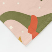 Couverture Polaire Festif Dinosaur sapin de Noël Motif de vacances (Coin)