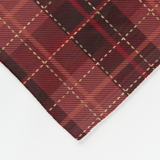 Couverture Polaire Festif Rouge hiver Noël Plaid Motif (Coin)