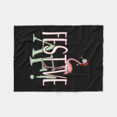 Couverture Polaire Festive Af Ironic Sarcastic Merry Christmas Flamin (Devant (Horizontal))