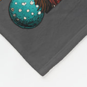 Couverture Polaire Festive Fox With Snow Santa Hat Winter Christmas A (Coin)