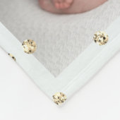 Couverture Polaire Festive Gold Family Collage Photos Noël (Coin)