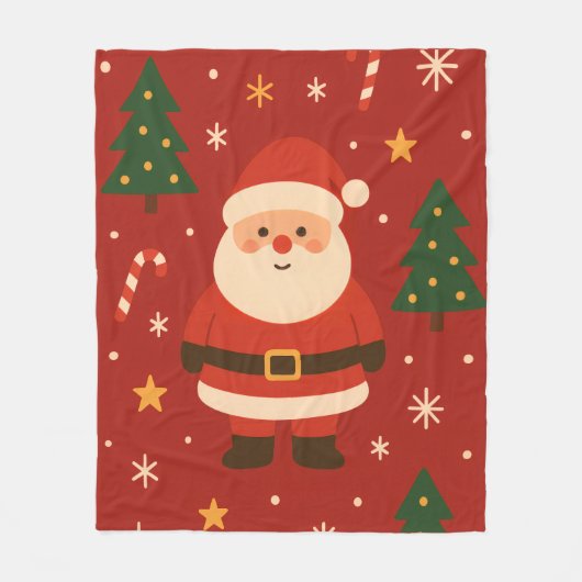 Couverture Polaire Festive Holiday Glow (Devant)