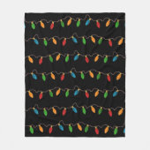 Couverture Polaire Festive Noël en pleine fête (Devant)