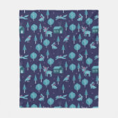 Couverture Polaire Festive Winter Animals (Devant)