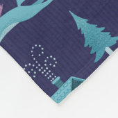 Couverture Polaire Festive Winter Animals (Coin)