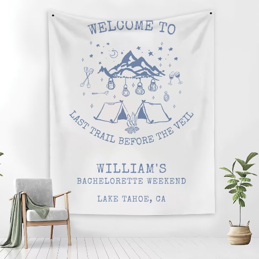 Couverture Polaire Fête de Bachelorette Simple Moderne de Campagne