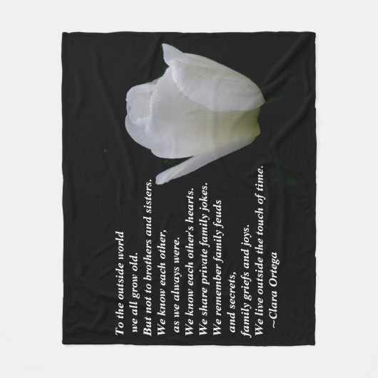 Couverture Polaire Fête de frère / soeur (Devant)