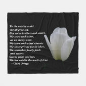 Couverture Polaire Fête de frère / soeur (Devant (Horizontal))