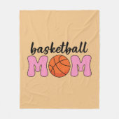 Couverture Polaire Fête de la mère mère du basket-ball (Devant)