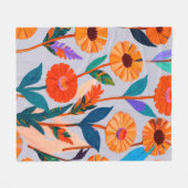 Couverture Polaire Fête de Marigold (Devant (Horizontal))