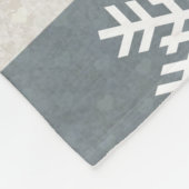 Couverture Polaire Fête de Noël Blue Plaid (Coin)