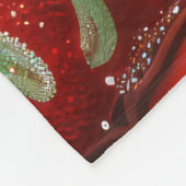 Couverture Polaire Fête de Noël des chiens de Pékin (Coin)