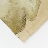 Couverture Polaire Fête de Noël des lapins par Beatrix Potter (Coin)