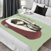 Couverture Polaire Fête des mères de chat