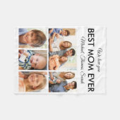 Couverture Polaire Fête des mères Meilleure maman Toujours tendance C (Devant (Horizontal))