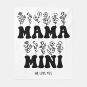 Couverture Polaire Fête des mères personnalisées (Devant)