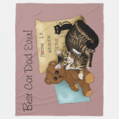 Couverture Polaire Fête des pères (Devant)