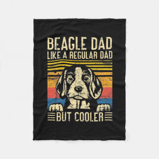 Couverture Polaire Fête des pères | Beagle Chien Papa