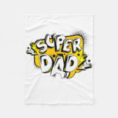 COUVERTURE POLAIRE FÊTE DES PÈRES TSHIRT (Devant)