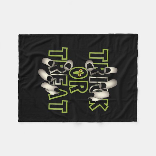 Couverture Polaire Fête d'halloween vectorielle (Devant (Horizontal))