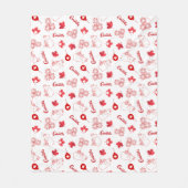 Couverture Polaire Fête du Canada (Devant)