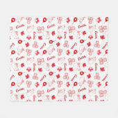 Couverture Polaire Fête du Canada (Devant (Horizontal))