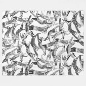 Couverture Polaire fête du chat noir (Devant (Horizontal))