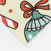 Couverture Polaire Fêtes de Noël Whimsical Festive saisonnier (Coin)