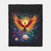 Couverture Polaire Feu de Phoenix Rising (Devant)