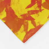 Couverture Polaire Feuillage d'automne (Coin)