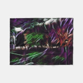 Couverture Polaire Feuillage d'automne dans le parc (Devant (Horizontal))