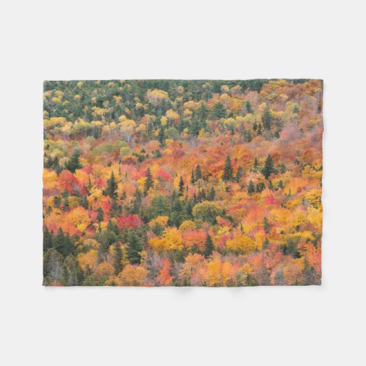 Couverture Polaire Feuillage d'automne | La péninsule de Keweenaw, Mi (Devant (Horizontal))
