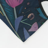 Couverture Polaire Feuillage de zèbre chic (Coin)