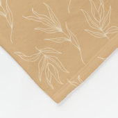 Couverture Polaire Feuillage jaune (Coin)