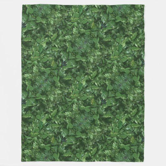 Couverture Polaire Feuille (Devant)