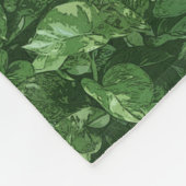 Couverture Polaire Feuille (Coin)