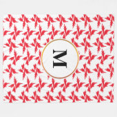 Couverture Polaire feuille à motifs (Devant (Horizontal))