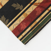 Couverture Polaire Feuille chique d'automne et conception de motif (Coin)