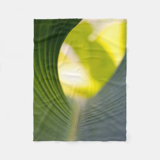 Couverture Polaire Feuille de bananier (Devant)