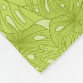 Couverture Polaire Feuille de palmier (Coin)