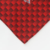 Couverture Polaire Feuille d'érable de chrome canadienne sur les styl (Coin)