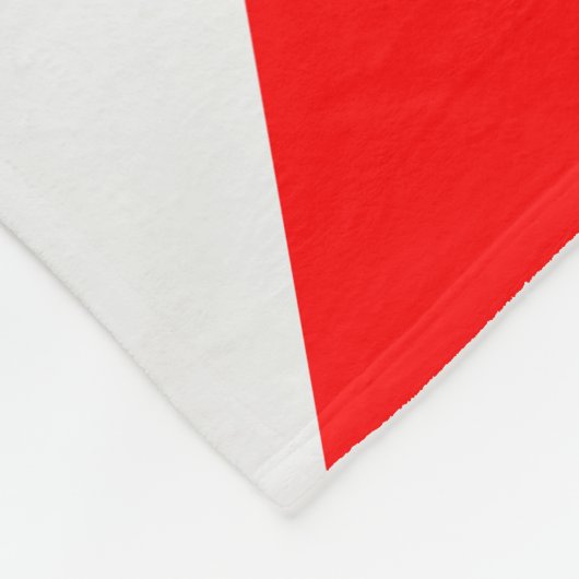 Couverture Polaire Feuille d'érable du Canada (Coin)