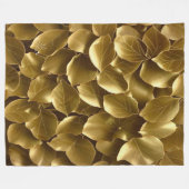 Couverture Polaire Feuille d'or (Devant (Horizontal))