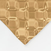 Couverture Polaire Feuille d'or sans soudure motif, parties scintilla (Coin)