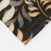 Couverture Polaire Feuille Florale (Coin)
