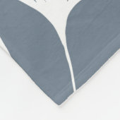 Couverture Polaire Feuille Ginkgo biloba motif transparent (Coin)