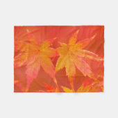 Couverture Polaire Feuille japonais (Devant (Horizontal))
