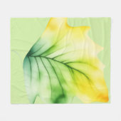 COUVERTURE POLAIRE FEUILLE VERTE (Devant (Horizontal))