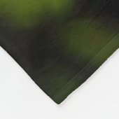 Couverture Polaire Feuille verte (Coin)